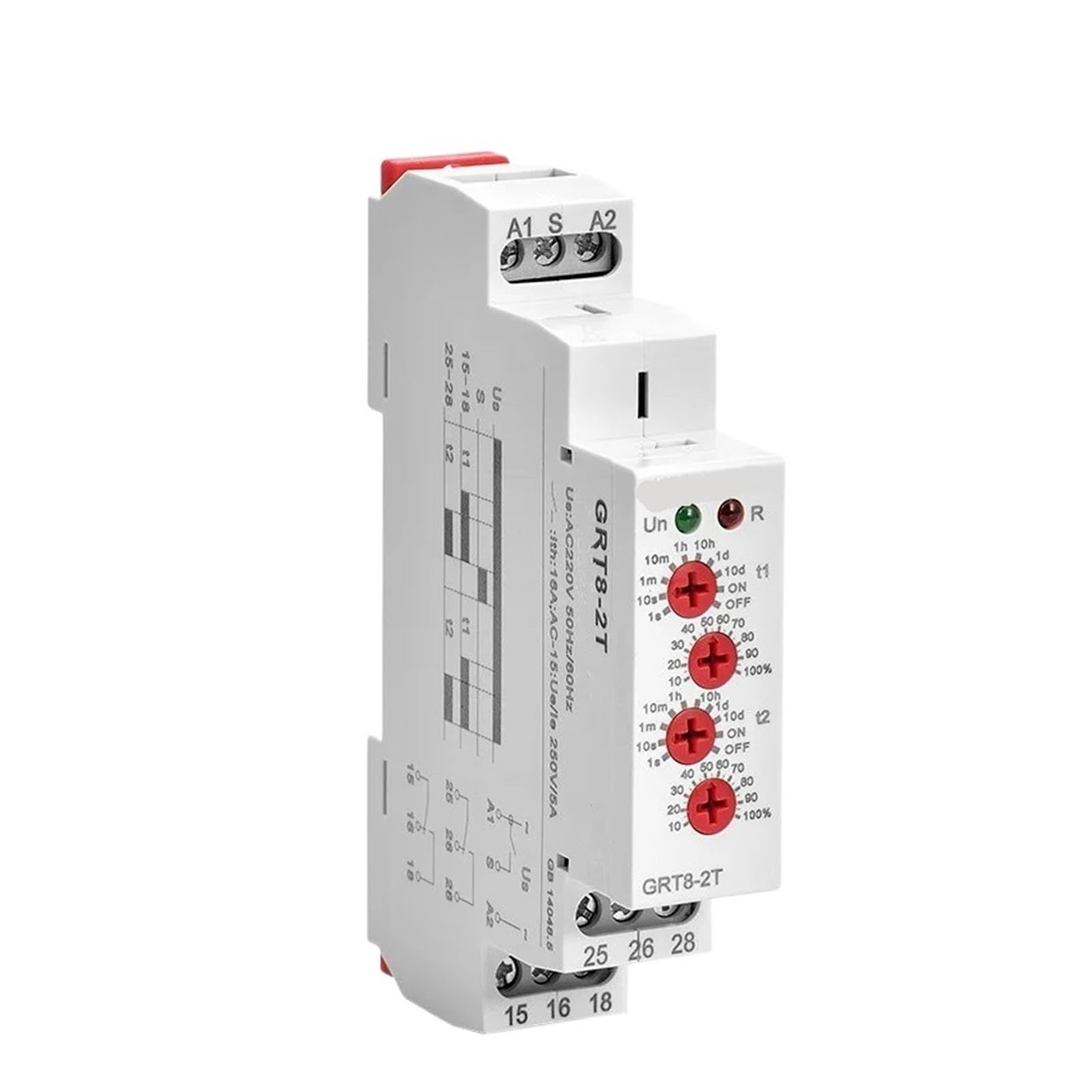 OSHZIKJII Relay AC230V AC/DC12V-240V(2SPDT AC230V)