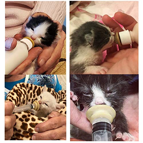 Tml Pet Nursing Bottle, Nursing Bottle Kits, Replacement Nipple Mini Cat Feeding Bottle For Newborn Kittens, Puppies, Rabbits, Small Animals #TOP6