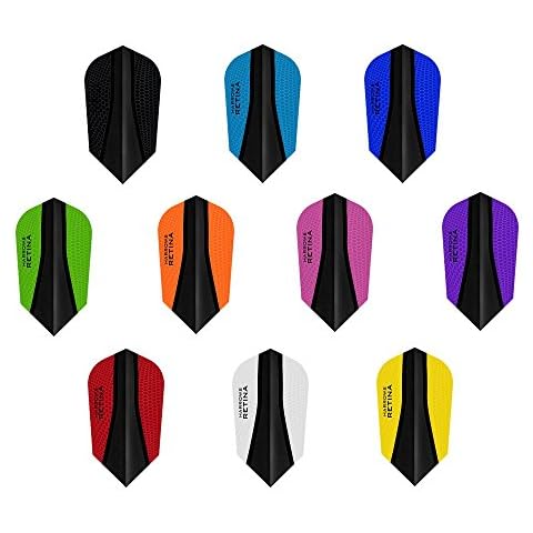 PerfectDarts 5 x Sets Harrows Retina X Mixed Colour Dart Flights Slim Cover