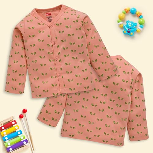 Image of LuvLap Unisex Cotton Regular Fit Jhabla Shirt
