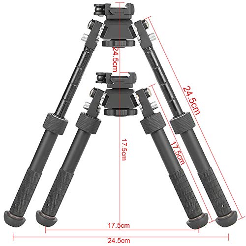 Bestsight Rifle Bipod For Picatinny Rail 7-10Inch Quick Release Hunting Bipod #TOP3