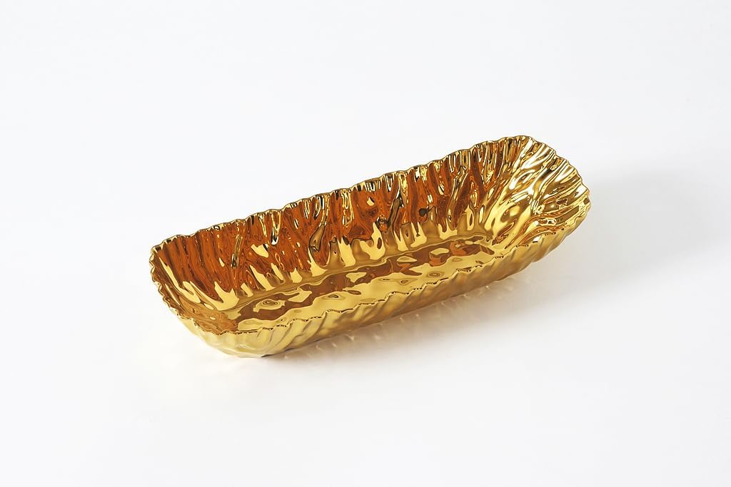 Pampa Bay Mascali Deep Rectangular Server (Gold)