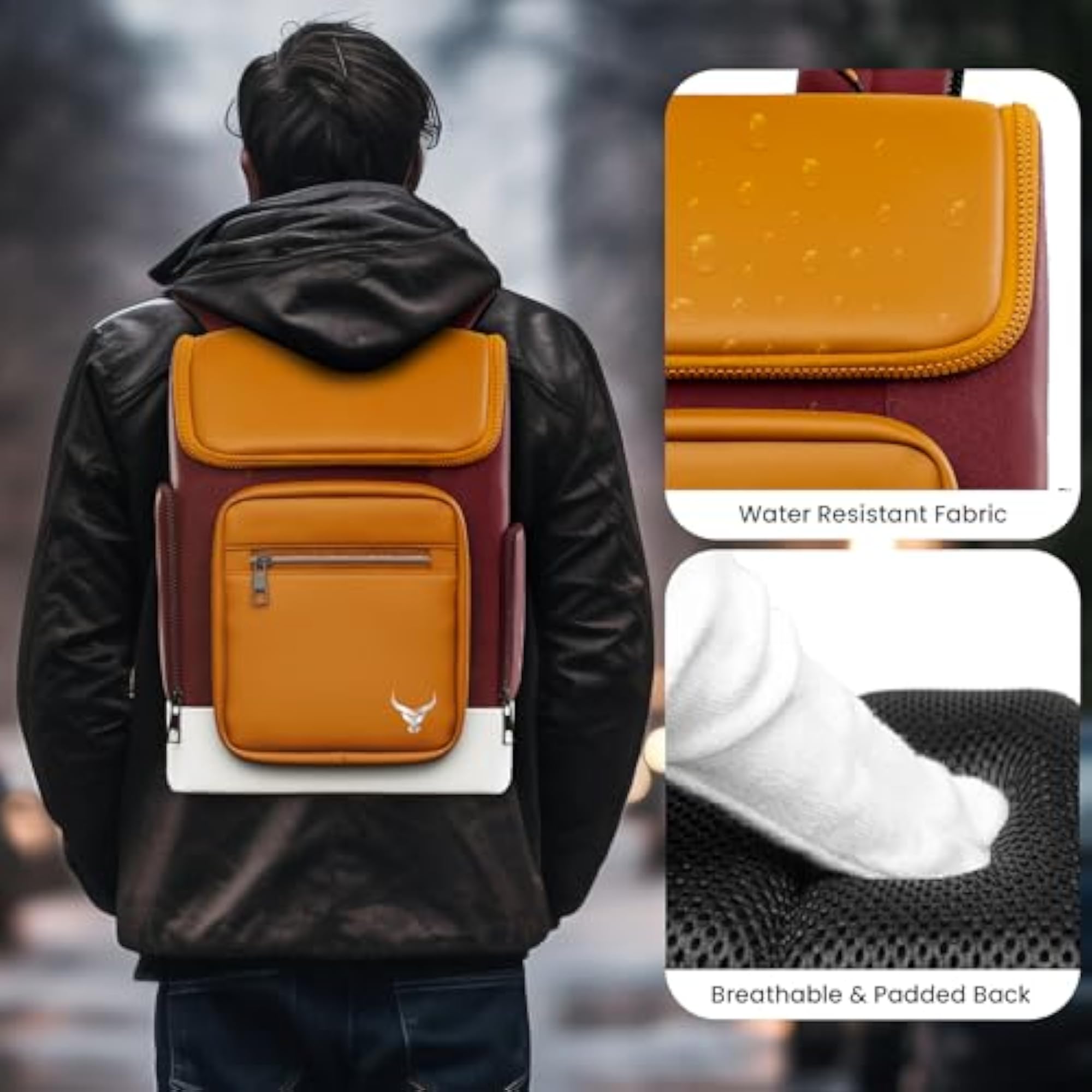 Robust Backpack Water-Resistant 15.6" Laptop Bag