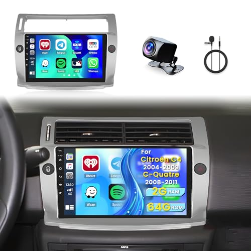 Autoradio Android 15 pour remplacer l'ancien système cassette de la C4