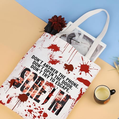 Bolso Tote Inspirado en Película de Terror miniatura 3