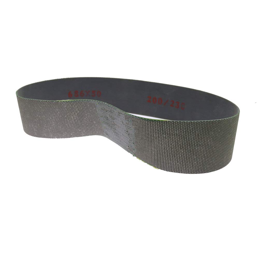 Nastro abrasivo diamantato elettrolitico P200 / 230 per medicazione lucidante per molatura in vetroceramica in lega dura, 330x10mm x 5 pezzi, P1000