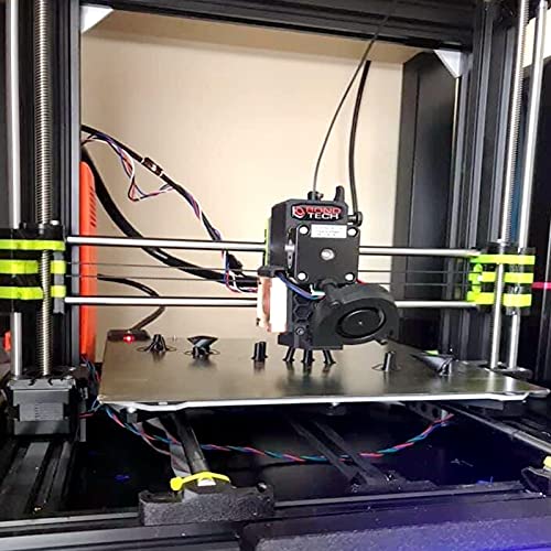 Lysee 3D Printer Parts & Accessories - Energetic Upgrade Flexible Bulid System,Removal Spring Steel PEI Print Sheet 300x300mm for CR-10,10S,FT5 3D Printer Hot Bed - (Size: 203x203mm)