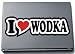 Produktbild INDIGOS UG I Love Heart Aufkleber Decal Sticker Laptopskin 297 mm I Love Wodka