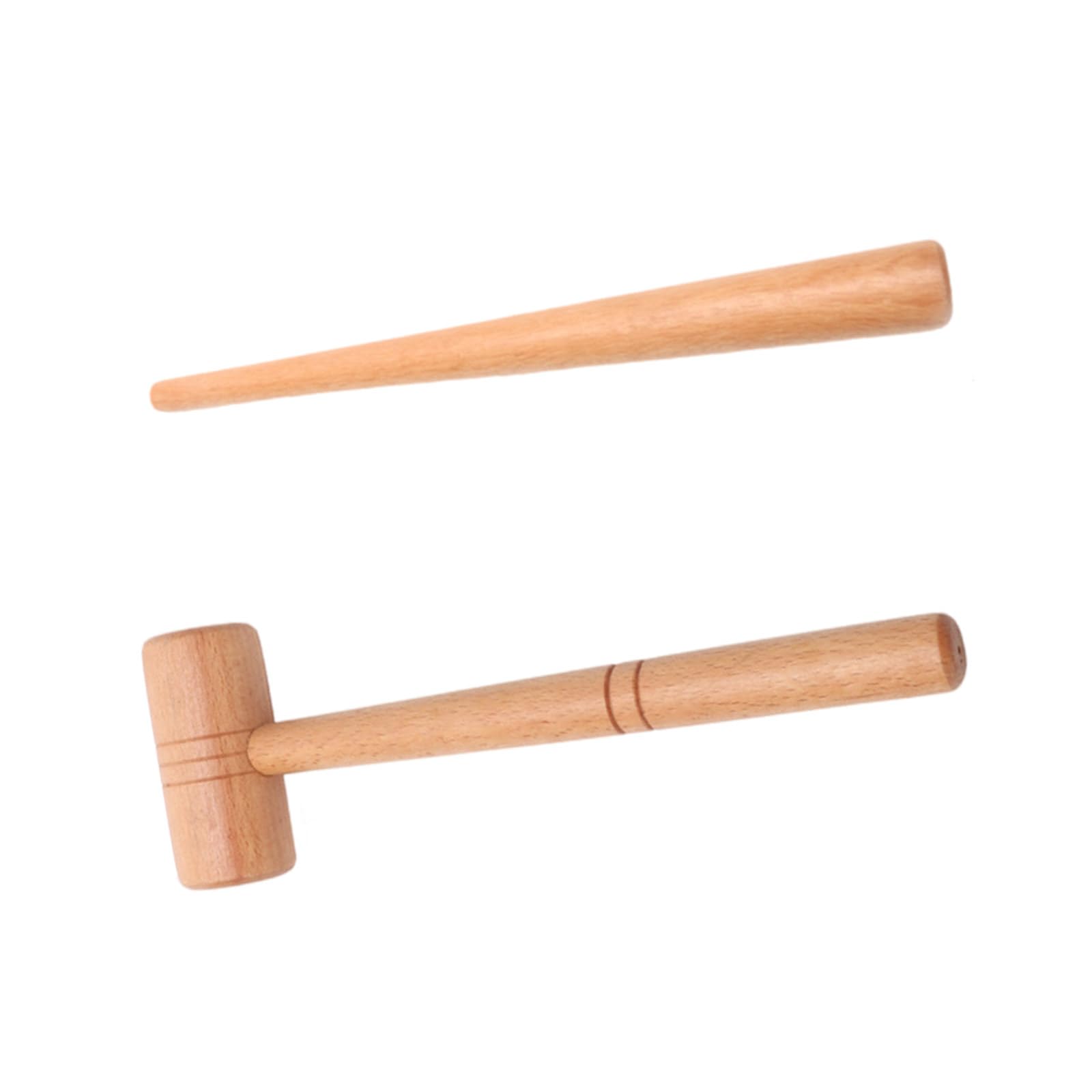 Jewelry Making Wood Hammer Jewelry Repair Hammer Rings Size Adjuster Wood Texture Rings Shaping Tool Suitable for Rings
