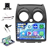 Realdio [4+64G] Car Stereo Radio for Nissan Rogue Sport Qashqai 2008 2009 2010 2011 2012 2013 with Wireless CarPlay Android Auto MirrorLink 32EQ Bluetooth 5.0