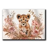Tropical Jungle Safari Animals Prints, Cute Safari Animals Watercolor Print, Little Lion Nursery Print, Safari Baby Animal Print, Forest Animal Prints, Art Prints, Arts -  StoreUSA99
