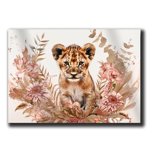Tropical Jungle Safari Animals Prints, Cute Safari Animals Watercolor Print, Little Lion Nursery Print, Safari Baby Animal Print, Forest Animal Prints, Art Prints, Arts -  StoreUSA99