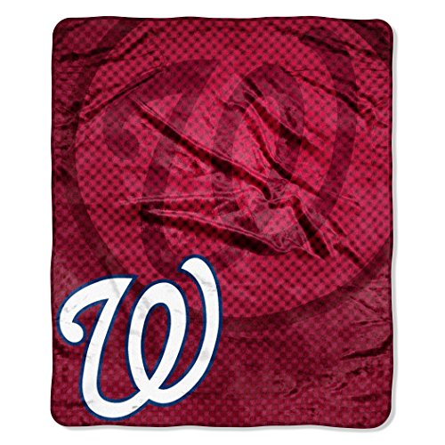 The Northwest Company MLB Washington Nationals Raschel Throw Blanket, 50