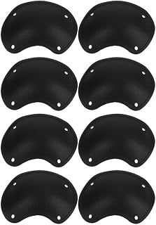 8pcs Black Abs Suitcase Corner Protectors Impact Protection Guards | Space-saving Stable Placement, Travel Essential for Shipping Use, Protective Edge Guards for Luggage and Boxes