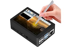 3.5 Inch Touch Screen with Case for Raspberry Pi 4 Model B,...