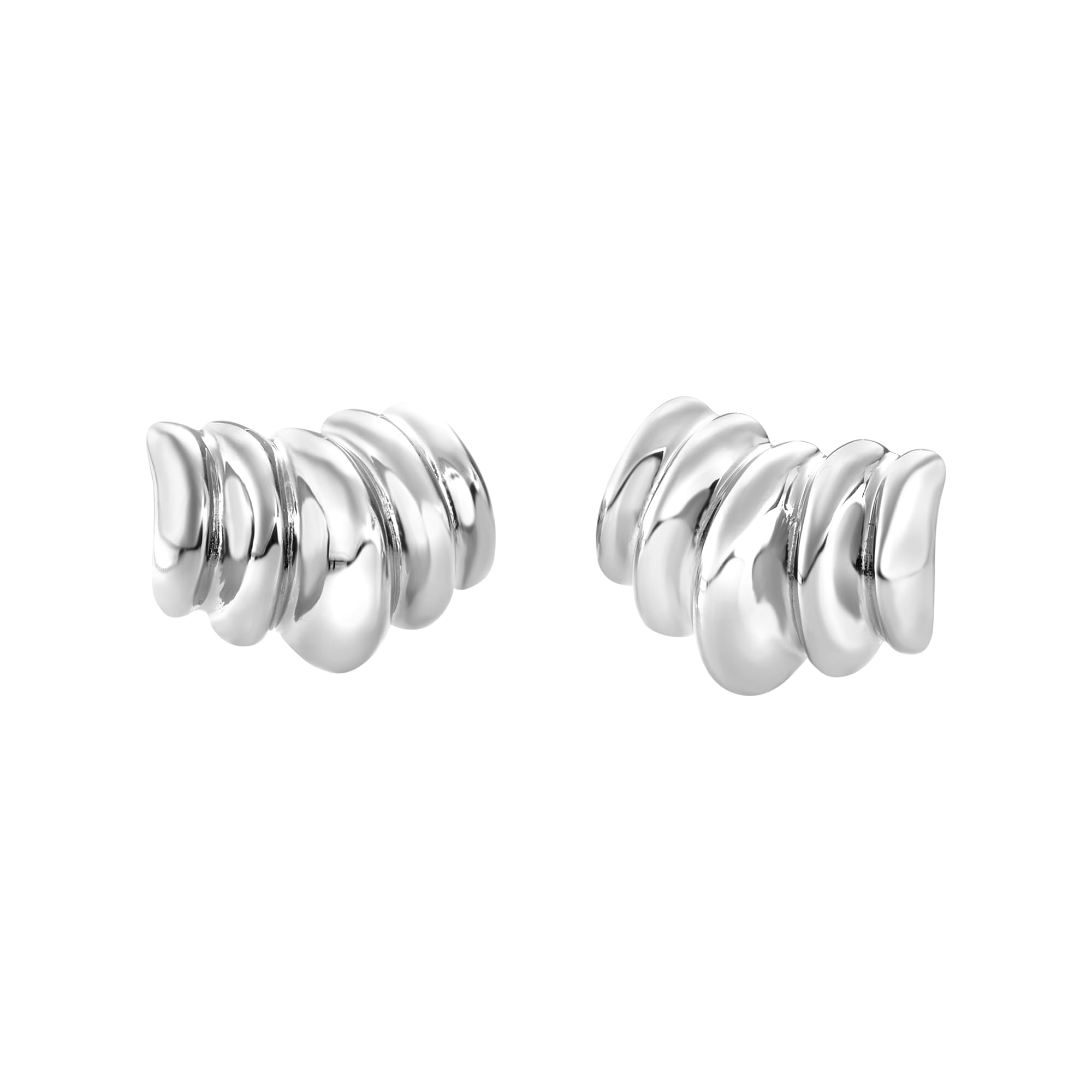 BREIL, Orecchini Donna in Acciaio | Collezione GLOBE, Orecchini, Dimensione 1,8 cm, Gioiello idee regalo donna
