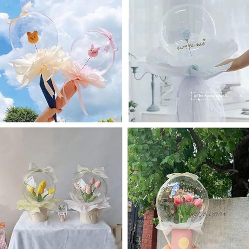 Tubes floraux réutilisables pour éviter de percer les ballons