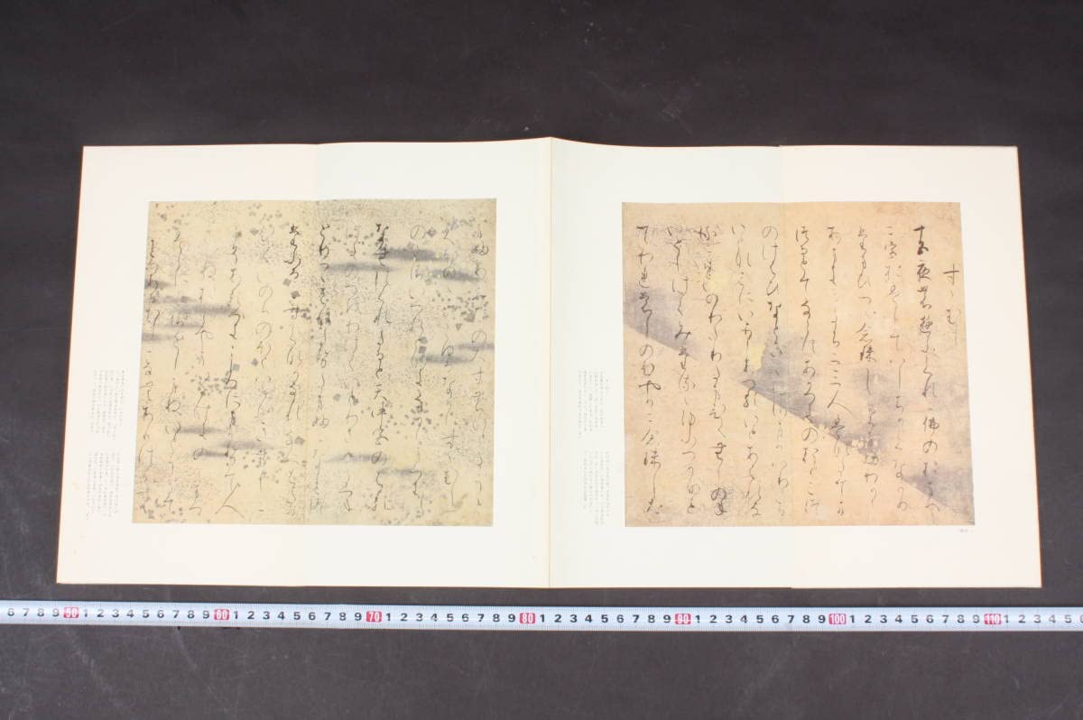 Amazon.co.jp: 3860 伝藤原伊房筆 源氏物語絵巻 原色かな手本18 二玄社