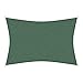 sunprotect 83245 Professional Sonnensegel, 6 x 4 m, Rechteck, Wind- & wasserdurchlässig, grün