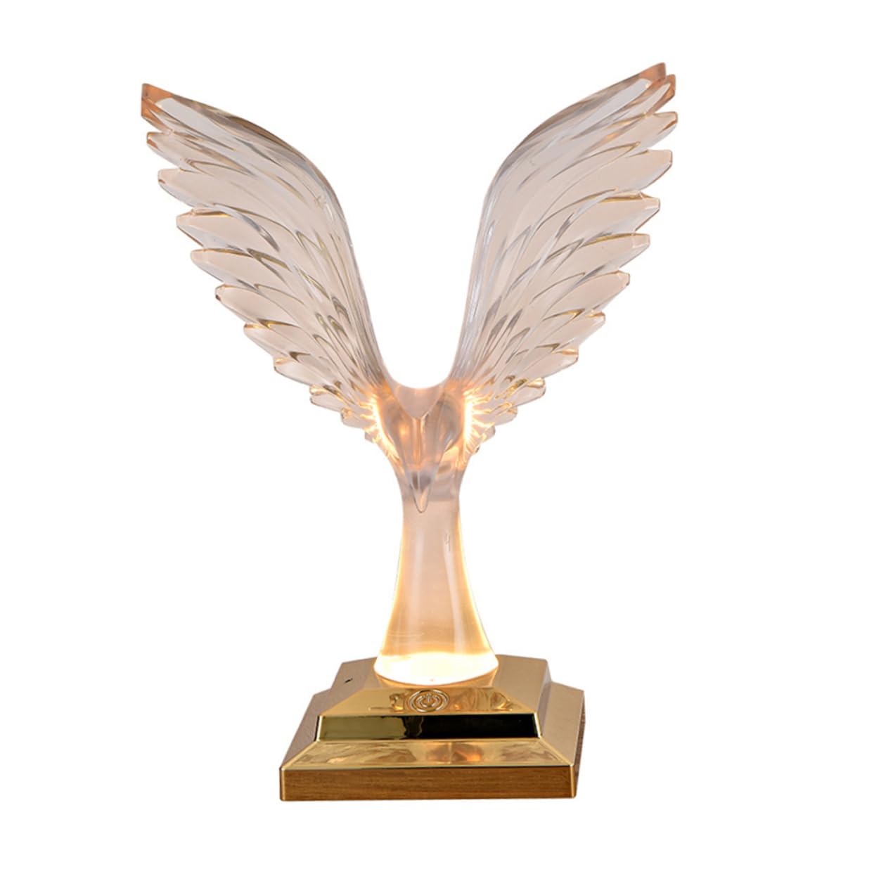 OSALADI Dekorative Tischleuchte mit Touch, 1800ma, Gold Acryl, Retro | Multifunktions Leuchte, Wohnzimmertisch und Schreibtisch Deko, Kreative Gestaltung für Zuhause