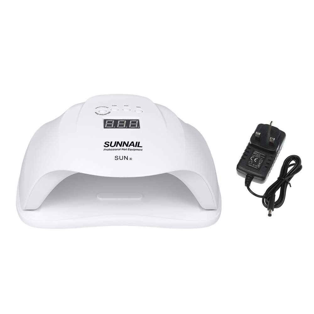 Nail Lamp, Fawoonu 54W UV LED Nail Lamp Professional Sunlight Nail Gail Dryer Machine Fingernails Toenails Curing Equipment Nail Art Tool