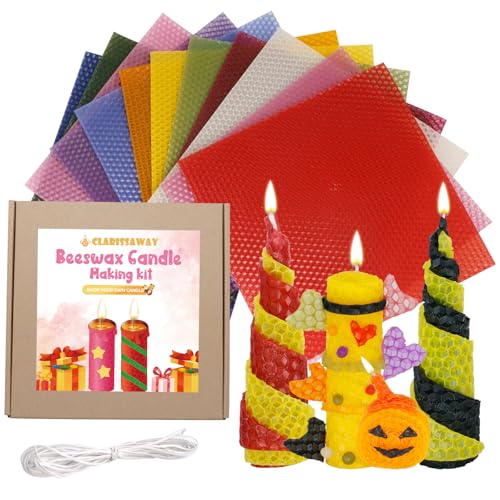 Clarissaway Beeswax Candle Making Kit for Kids
