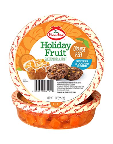 Paradise Diced Orange Peel, 4 Ounce (Pack of 12)