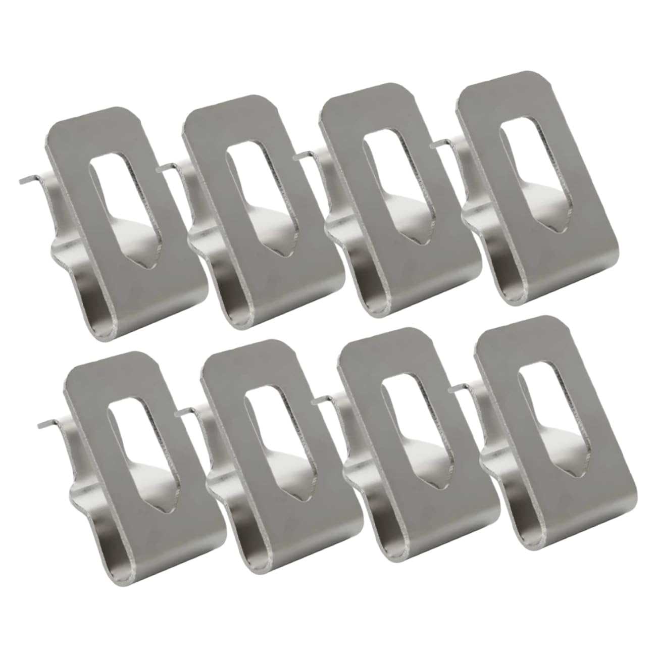 3 Set Fibbia Della Vita Utensile Custodia Per Attrezzi Con Clip Da Cintura Bretelle Della Cintura Degli Attrezzi Attrezzo Chiave Gancio Argento Acciaio Inossidabile 8 Pezzi*3
