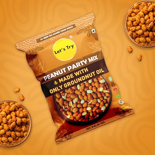 Image of Let's Try Peanut Party Mix, Made In Groundnut Oil 173g
