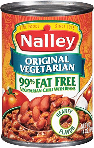 Nalley Chili, Original Vegetarian w/Beans, 99% Fat Free, 14 oz