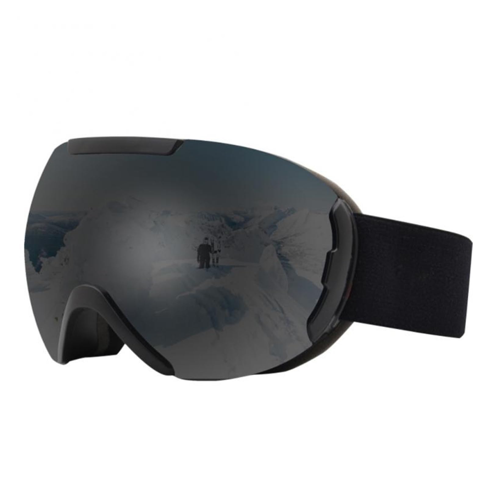 Gafas de esquí - Gafas de esquí antirradiación Gafas de esquí a Prueba de Viento - Gafas de esquí antiniebla de Doble Capa Gafas esféricas Grandes Gafas para Exteriores (Color: 01) (2)