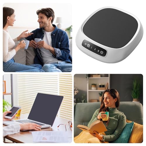 Chauffe-thé USB et chauffe-bougie avec 3 températures, cadeau de bureau idéal - 6