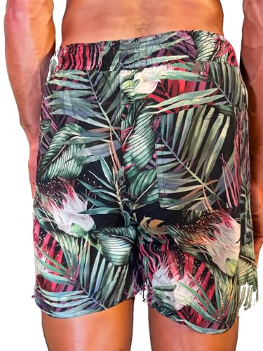 Free Folks Men's Swim Trunks, Blue, Polyester, Quick Dry, Sizes 38, 40, 42, 442