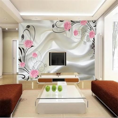 Autocollants muraux fleurs 150x105 pour masquer un mur blanc triste - 3