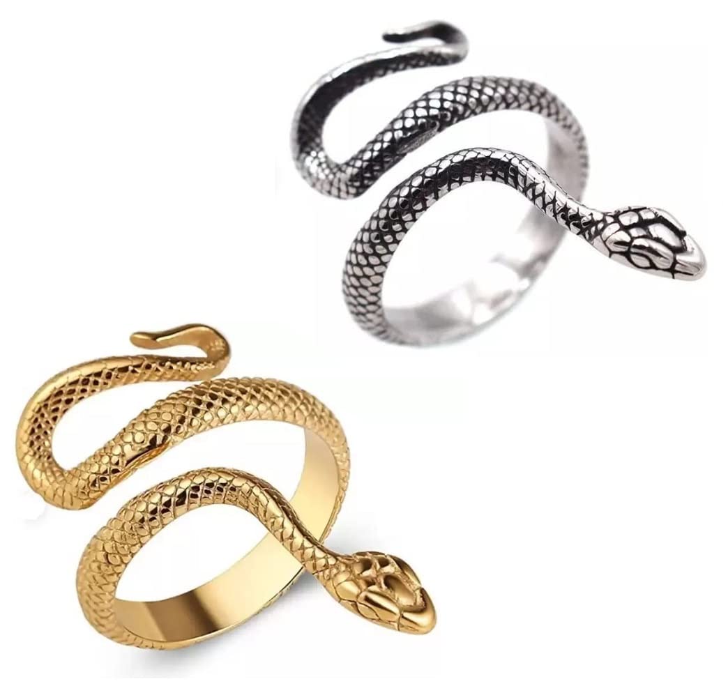 Adhvik (Set Of 2 Pcs) CMB7820 Unisex Adjustable Multicolor Trending Mahakaal Shiva Animal Vintage Reptile Serpent Gothic Cobra Snake/Sarp Thumb Finger Ring (B0B7S58WBY) Amazon Price History, Amazon Price Tracker