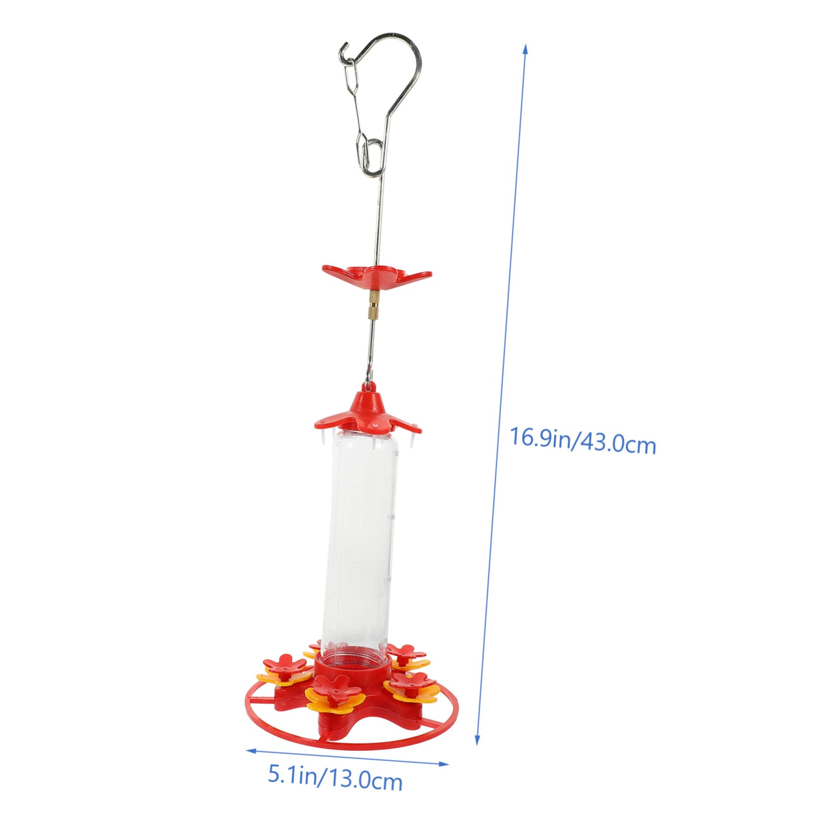 POPETPOP 2 Piezas Comedero Colgante para Pájaros Bebedero Colibrí Decoración De Patio Botella De Agua De Pájaro Comedero para Colibríes Al Aire El Pájaro Planchar Comida De Pajaro