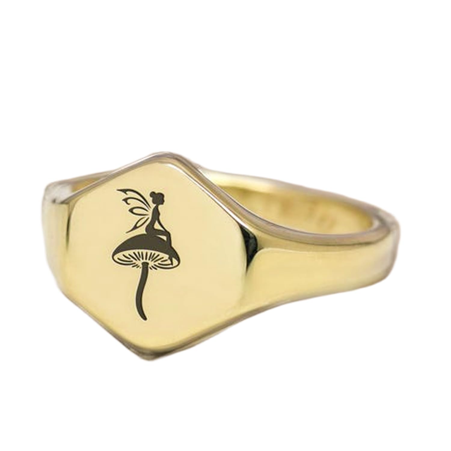 Bague féerique hexagonale comme bijou cadeau vintage idéal en argent 925 - 6