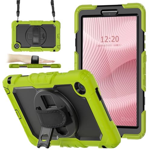 �u�����X�N���[���v���e�N�^�[�vDoo Lenovo Tab One 8.7�C���`�p �P�[�X �ϏՌ� 360°��]�X�^���h �V�����_�[�X�g���b�v�t�� | Lenovo Tab One ZAF00177JP /ZAF10115JP (8.7�^)�p �V�����_�[�P