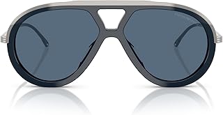 نظارة شمسية افياتور بمقاس عالمي للرجال طراز Ea4242u من امبوريو ارماني