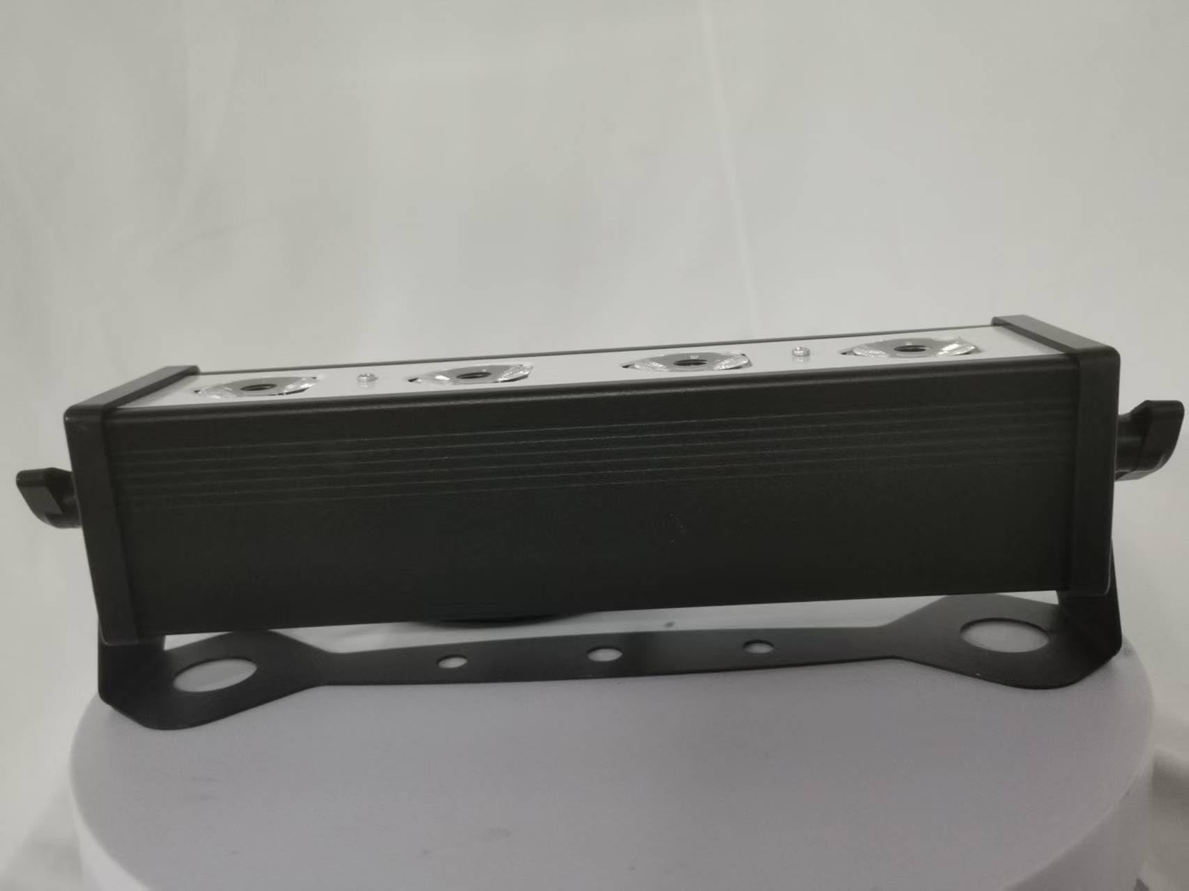 LED Par Bar Stage Light, SENLAN 4 Pieces x 3 W Wall Washer RGB 3-in-1 LED and Full Aluminium House of 7th DMX512 for Disco/Party/Theatre