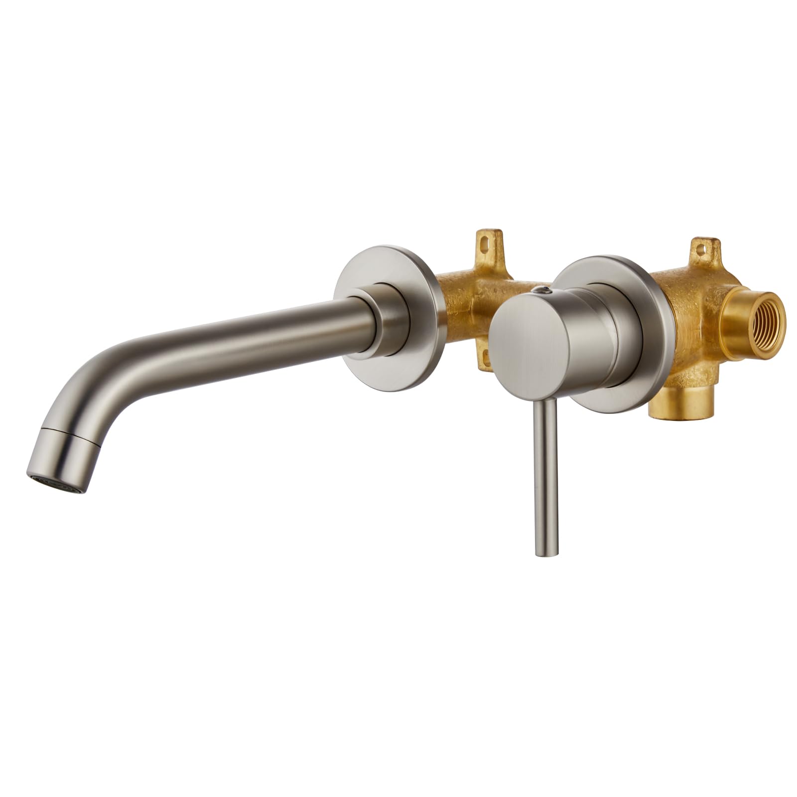 ◆naosandesu◆ Gotonovo Modern Wall Mount Bathroom Sink Faucet, Single