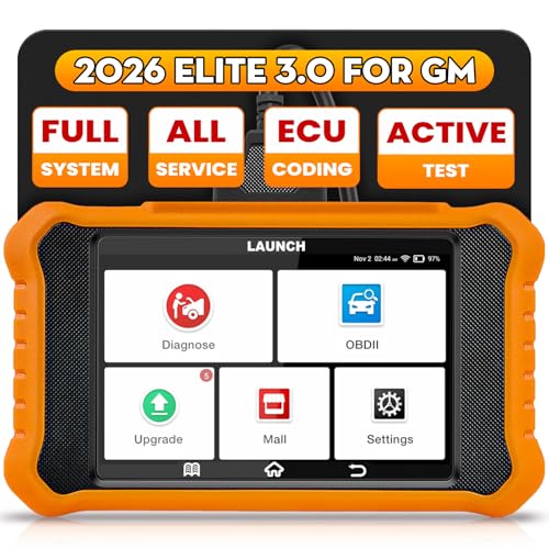 2026 LAUNCH Creader Elite V3.0 fit for GM Bi-Directional Scan Tool, All Reset Full System Diagnostic Scanner, AUTOVIN, Full OBD2 Code Reader for Buick/Chevrolet/Cadillac/GMC, Lifetime Free Update