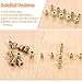 Bykonh 5/16-18 x 25mm Wood Inserts Bolt Furniture Screw in Nut Threaded Fastener Connector Hex Socket Drive for Wood Furniture, 25 PCS