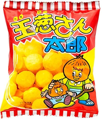 玉葱さん太郎(15g) 30袋入×10セット|駄菓子 お菓子 スナック菓子 おやつ おつまみ 昭和 まとめ買い 個包装 業務用 景品 やおきん リスカ 菓道