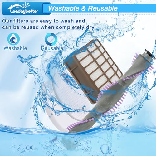 Image of Leadaybetter NV70 NV90 Navigator Replacement Parts, Brush Roller Kit for Shark Navigator