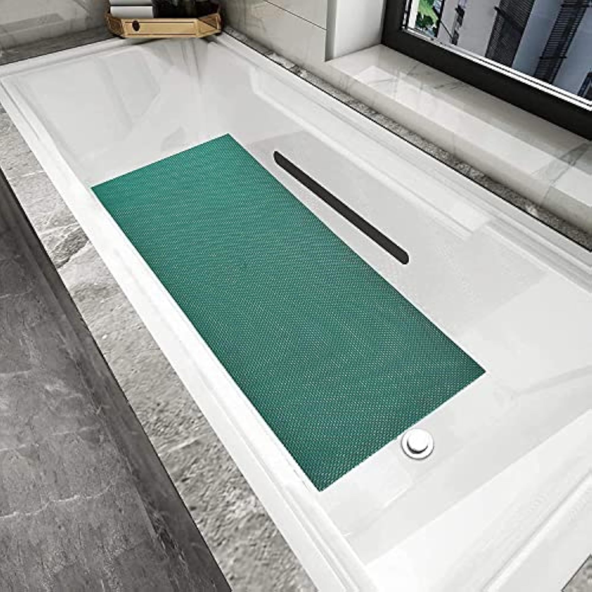 Anti Skid & Multipurpose Bathroom Mat, Aqua