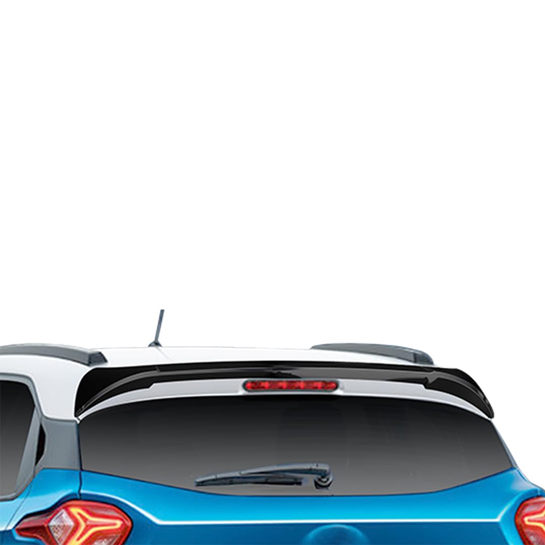 M-TekRear Car Spoiler for Punch EV & Petrol| Drill Free |Easy Installation | Color Black