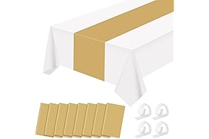 Sparkling Gold Disposable Table Runners