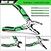 HURRICANE 3 Pieces Pliers Set, Heavy-duty Pliers Set, with 8 Inch Linesman pliers, 8 Inch Needle Nose pliers and 6 Inch Diagonal Cutting pliers for Basic Repair