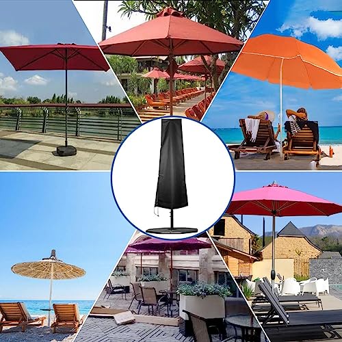 Funda Protectora Para Parasol Sombrilla Excéntrico Grande Funda Para Sombrilla Funda Parasol De Patio Cobertura Sombrilla Playa 210D Oxford Resistente A La Intemperie 205x40/70/50cm ( Tamaño : 265x40/ - imagen 6
